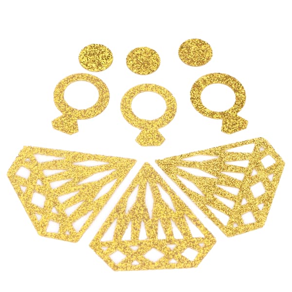 Diamond Ring Shaped Sequin Confetti for Engagement Party Wedding Party Decoration