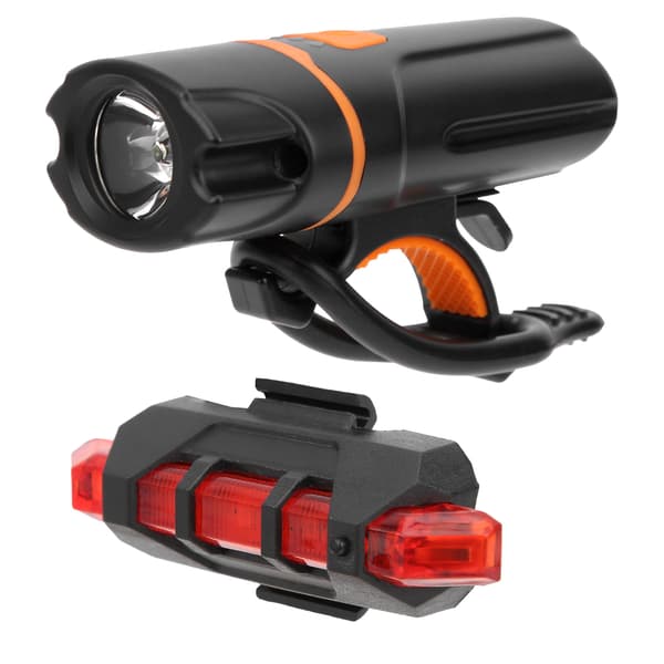 Integrated Bicycle Headlight Taillight USB Rechargeable High Brightness 6 Modes Night Riding Equipment