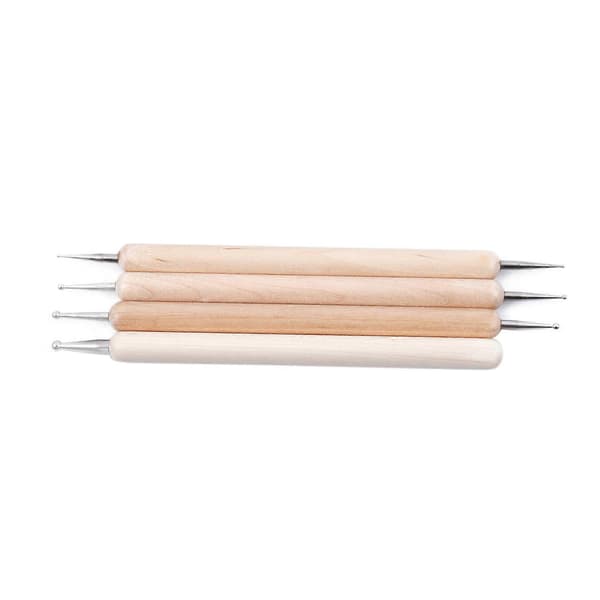 8-Piece Ball Stylus Tool for Clay Pottery Doll Modeling Paper Flowers