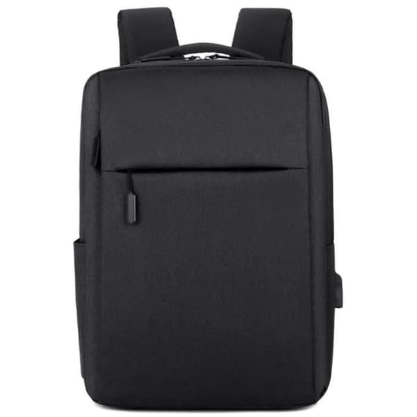 15,6\" Laptop Rygsæk med USB-oplader Sort