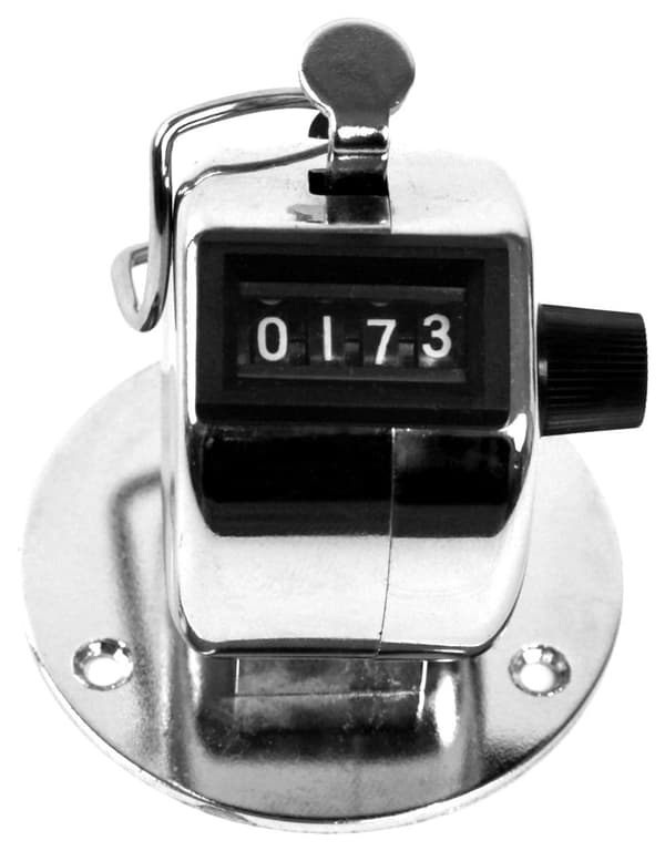 75-COUNTER Hawk Tally Counter Clicker, Handhållen eller Basmonterad