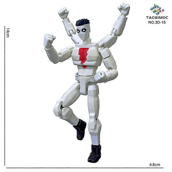 9L3D-printede superhelte Invincible 2.0 Anime Multi-leddede formskiftende legetøj Actionfigur tilbehør Style 10
