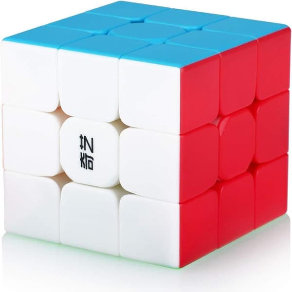 Speed Cube 3x3 3x3x3 Klistermärkesfri Magisk Pussel Hastighetskub 3X3X3