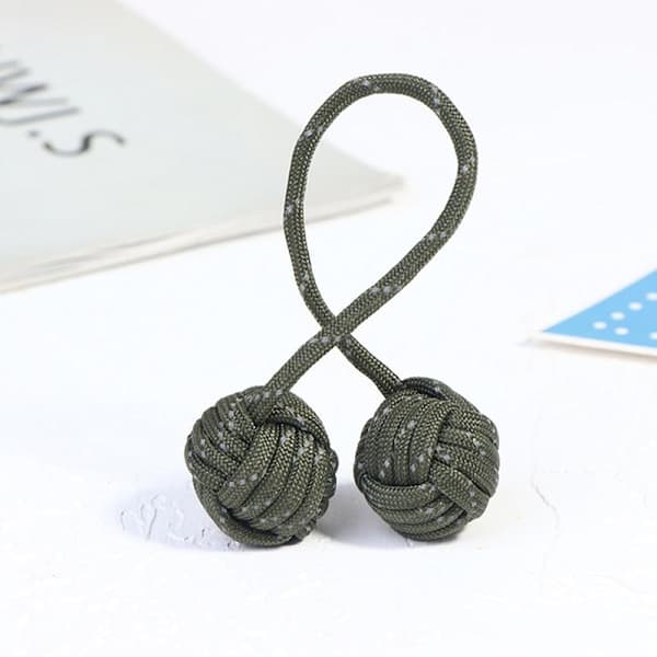 Fingertopsbold Paracord Stress Relief Limit Fingerlegetøj Green