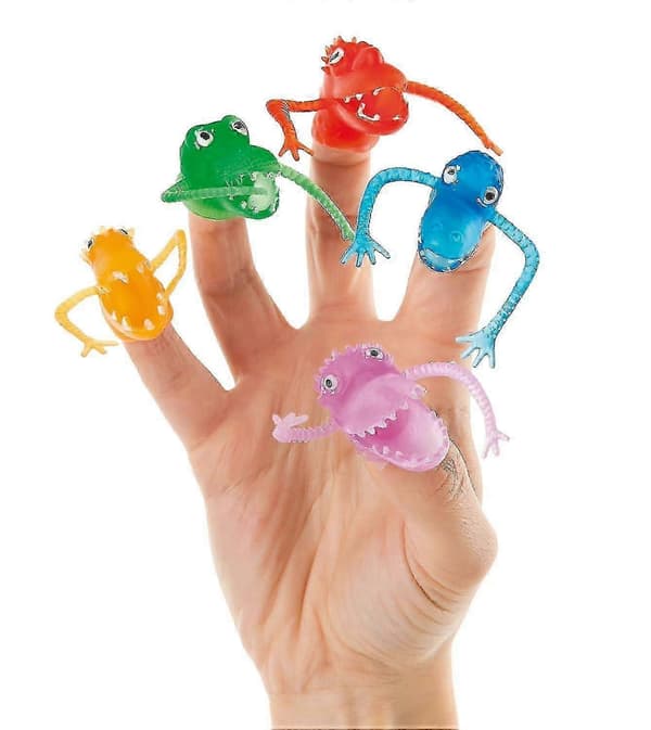 Monsterfingerdockor - Set om 10, dockor för barn, perfekt för kalaspåsar och barnpresenter