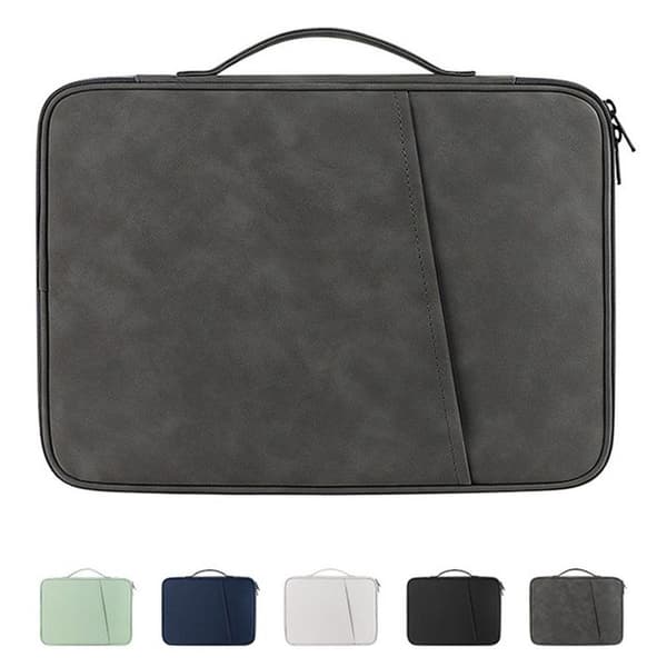 Tablet Cover Beskyttelsesetui USB-kabelopbevaring til iPad Mørkegrå Dark Grey For 12-13 inch