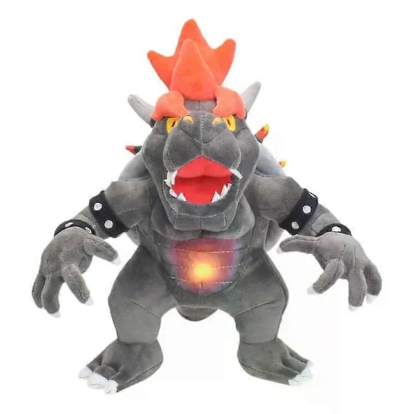 Super Mario Bros Dark Bowser, King Koopa, Dry Bones Pehmolelu Syntymäpäivälahja E
