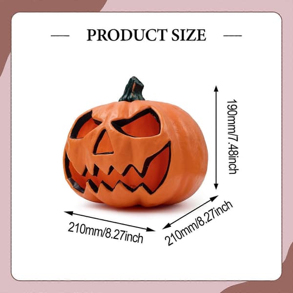Halloween gresskarlys gresskarlykt borddekorasjon Halloween-dekor for