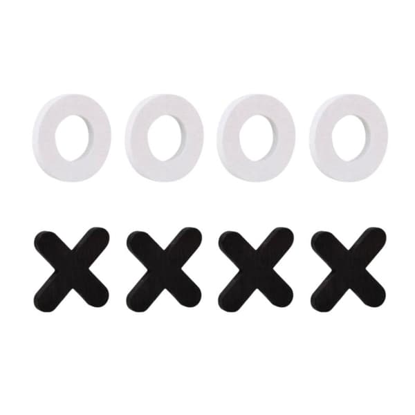 Tic Tac Toe Strategispel – Träbräde 1000