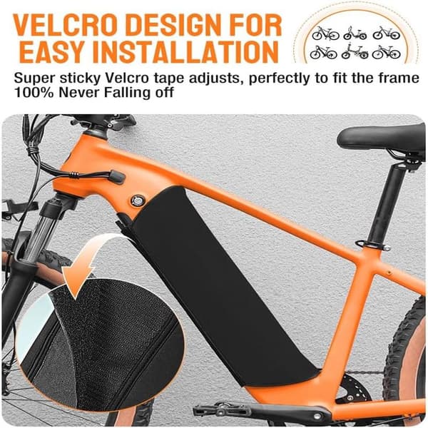 E-cykel Batteriskydd, Cykelbatteriskydd Orange