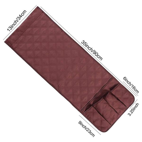 5-Ficks Sofaoppbevaring Armleneorganisator Hengende Nattbordsveske Coffee