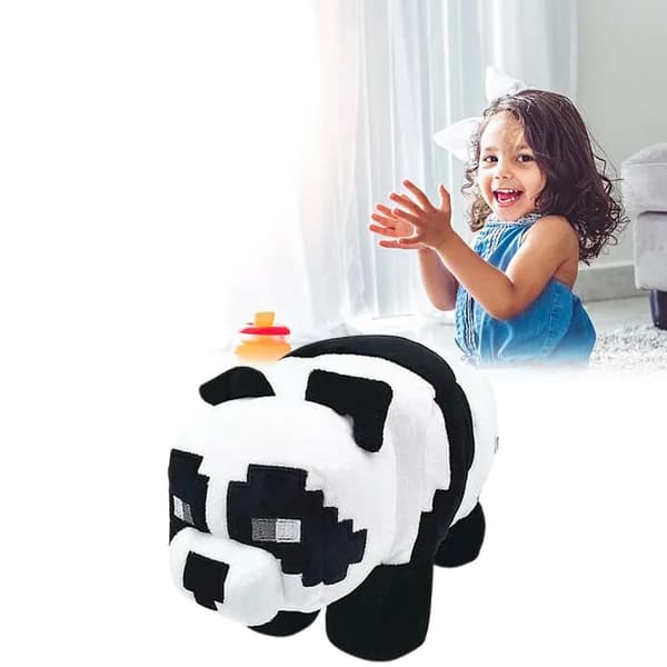 Minecraft Panda Pehmo Musta/Valkoinen 25cm