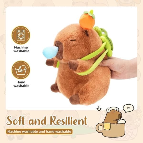 Capybara Plyslegetøj - Superblødt Kæledyr (30 cm)