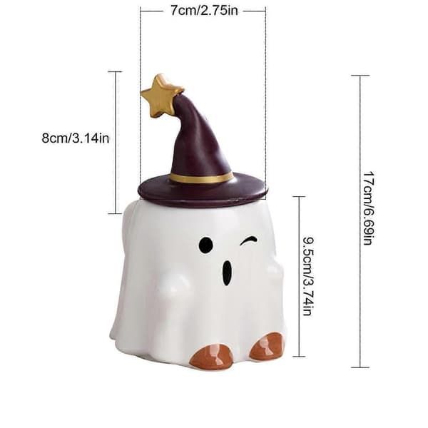 3D Spøgelseskrus til Kaffe, Perfekt Halloweenfestgave A