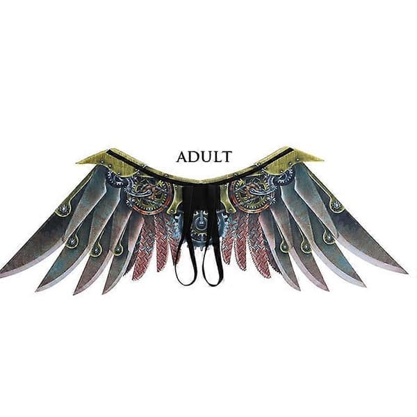 Halloween Karneval Scene Utkledningsrekvisitter Voksen Barn Cosplay Punk Vinge Not Specified