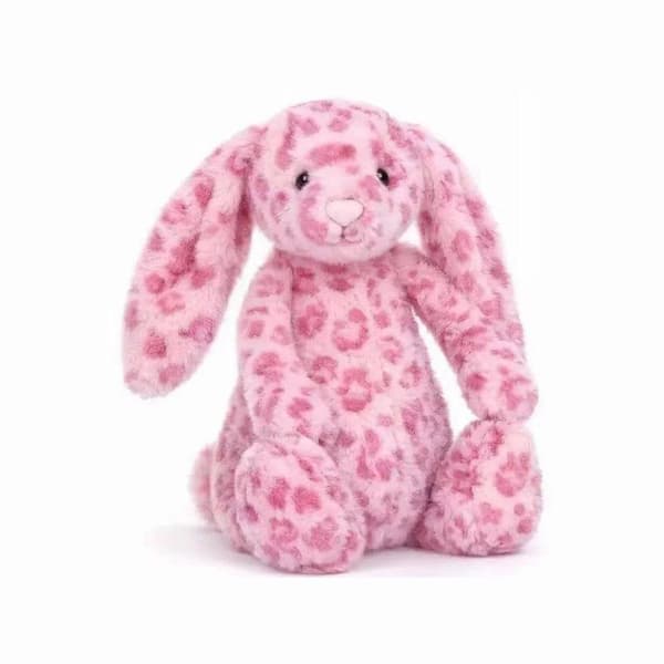 Jellycat Rosa Leopardmönstrad Kanin 31cm
