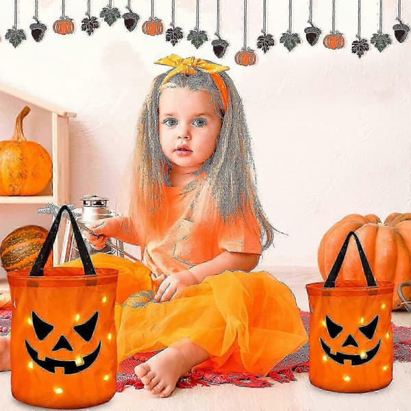 LED-valaistu Halloween-karkkipussi