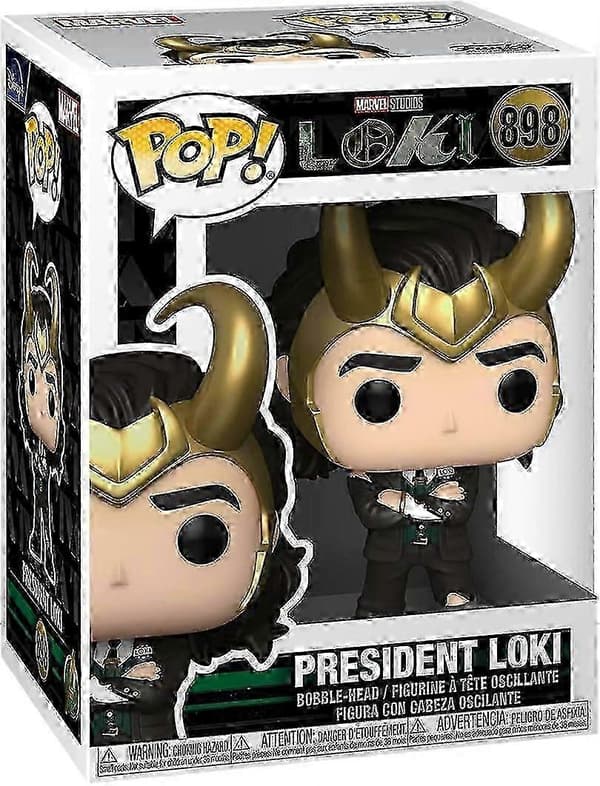 Pop! Marvel: Loki - Præsident Loki Vinyl Bobblehead 26s