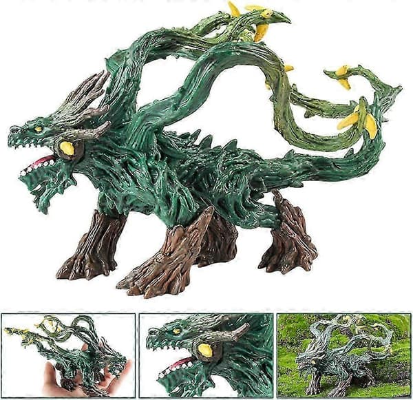 Jungle Monster Actionfigur Træmonsterfigur Mythisk Monsterpynt til Børn