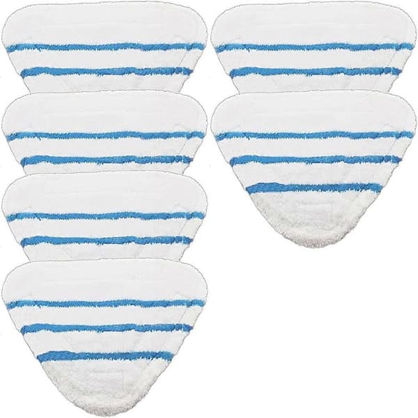 Pakke med 6 vaskbare puder til Beldray 5-i-1 og 9-i-1 dampmopper. [GKS]