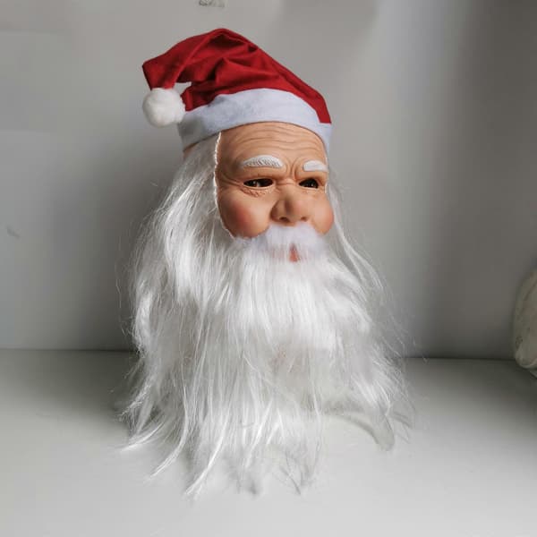 Tomtemask, halsduk och handskar kostymset One size fits all adults