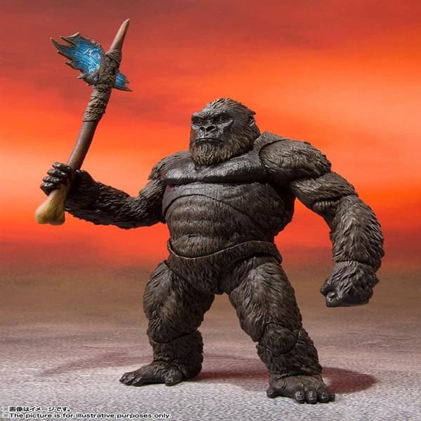 King Kong Actionfigur - King Kong Legetøjsfigur - Godzilla VS. Kong Legetøj
