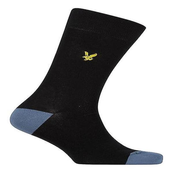 Lyle and Scott Graham 5-pak strømper til mænd - sort/blå