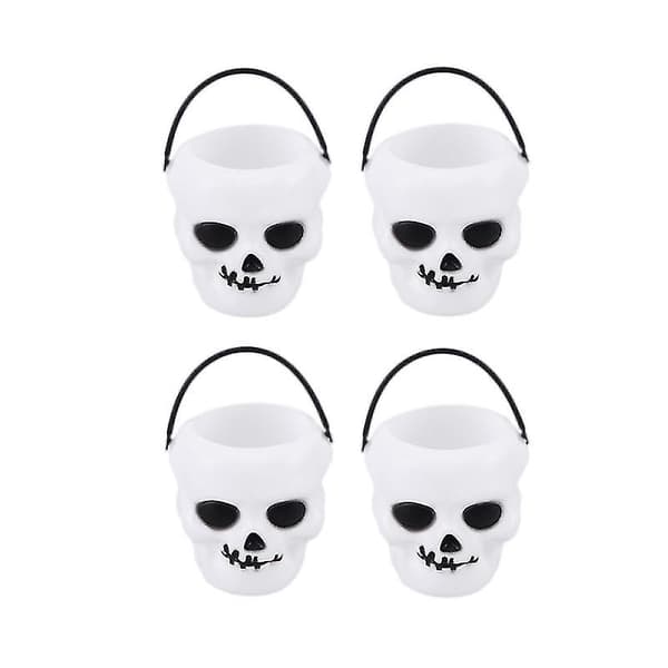 11 stk. godterikrukker til Halloween-dekorasjoner