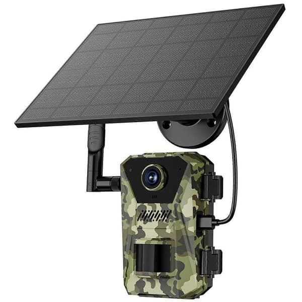 F8 Solar 4G Åtekamera Vanntett PIR Mørkesyn HD Utendørs Jaktkamera