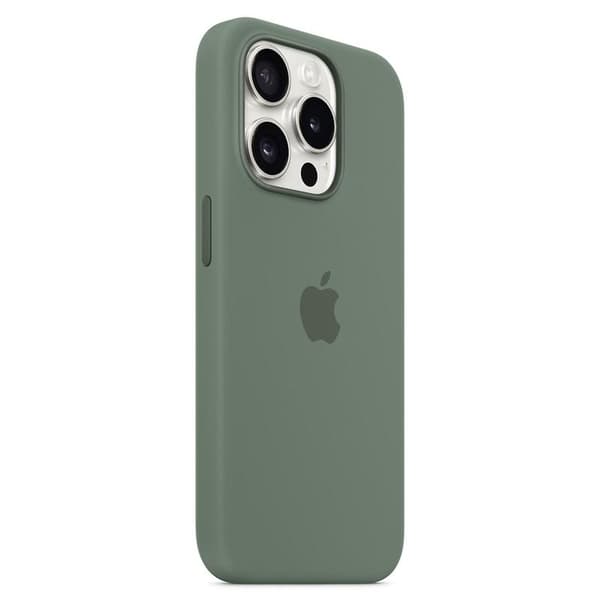 Silikonskal med magnet för iPhone 15 Pro Max, MagSafe-kompatibelt G G-FF- G Green iPhone 15 Pro Max
