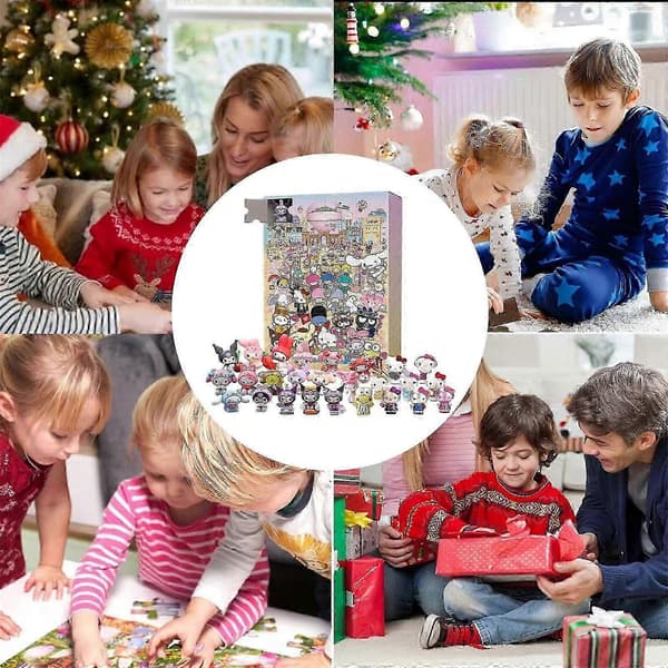 2025 Julkalender Blind Box 24 st Överraskningsjulklapp ZZ43 Upgraded Sanrio blind box