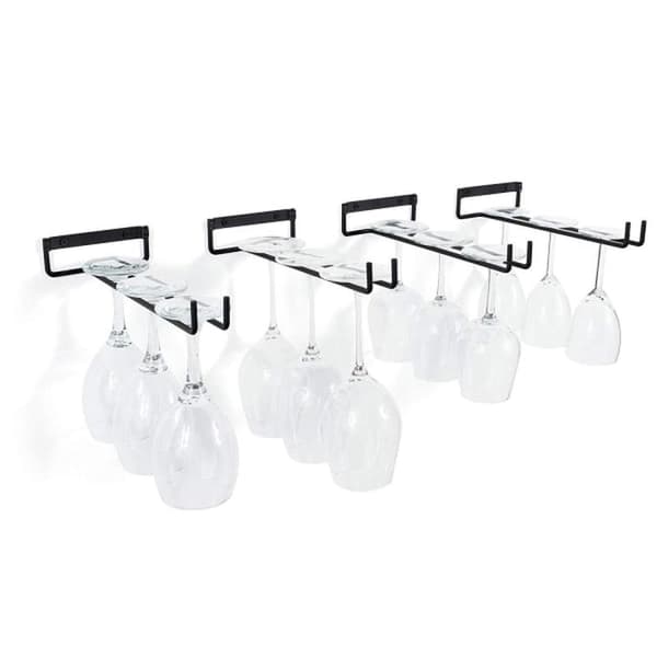 Hængende glasholder - Vinstativ med 5 skinner til 13-18 glas