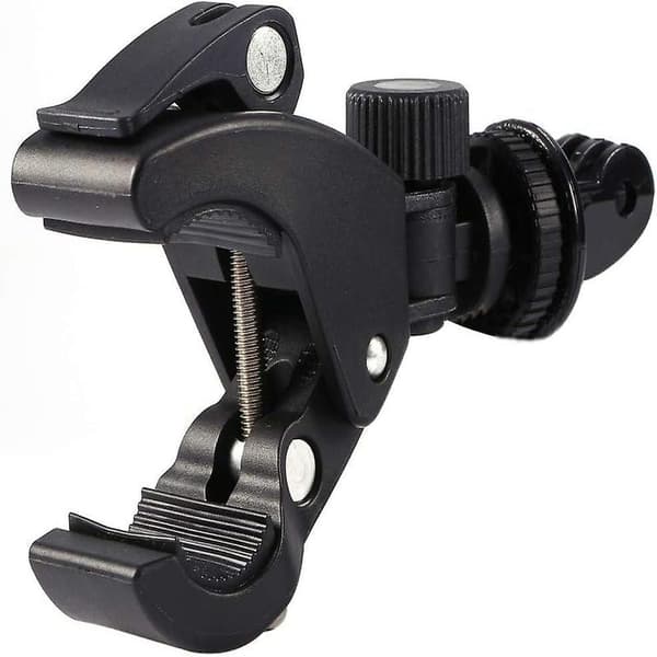 360° Roterbart Sykkelstyrefeste for Kamera med 360, Passer Styre 2-3.8cm, Gummiinnlegg