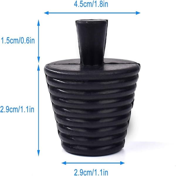 2 stk. universelle silikonebadekarspropper til køkkenvask, badekar