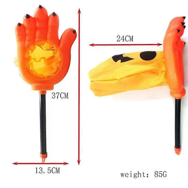 Halloween gresskar godtepose, selvlysende spøkelsesklo veske festdekorasjon Ghost Claw Glow