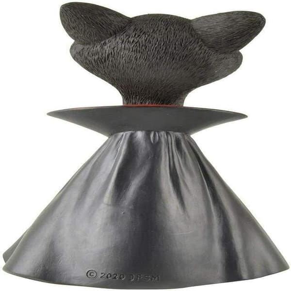 Vakker Svart Katt Vampyr Dracula Figur - Søtt Samleobjekt - H