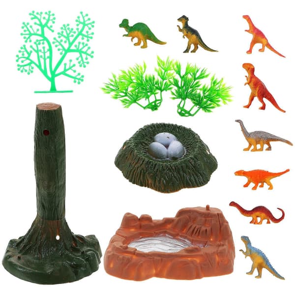 Dinosaurmodell Små dinosaurleker for barn Bruk 2 sett assorterte farger