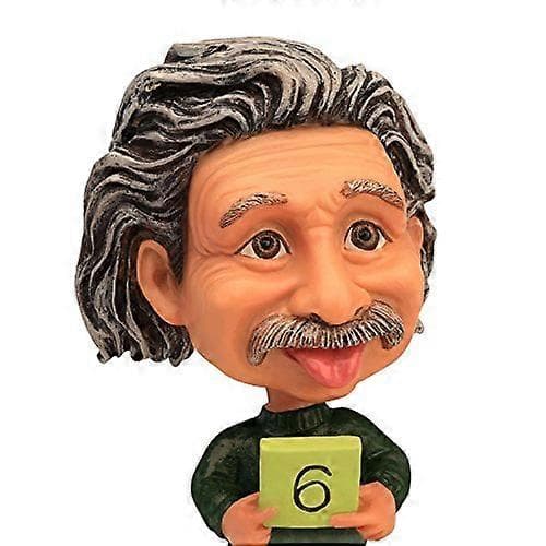 Einstein Bobblehead Samlergave – Albert Einstein-figur Skrivebordsdekor med særegent design og beskyttende emballasje