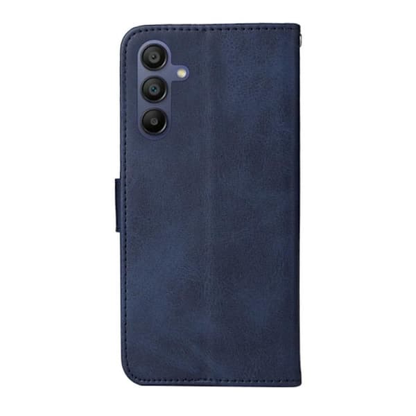 Samsung Galaxy A17 A26 A16 5G Etui med Lædertekstur Blå