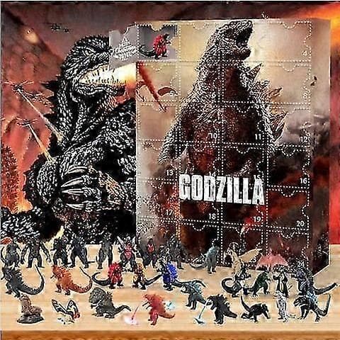 2025 Julekalender Godzilla Julekalender Blind Box Legetøj