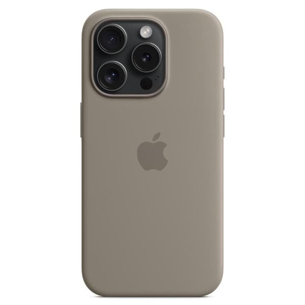 For iPhone 15 Pro Max Deksel Silikon Magnetisk Telefondeksel Kompatibelt med MagSafe Grå Grey iPhone 15 Pro Max