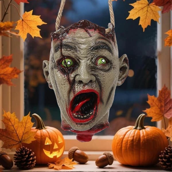 Skummel Halloween-godteribøtte for fest og hjemsøkt hus One Size