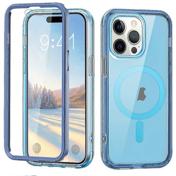 Fargerikt Magsafe Magnetisk PC + TPU-telefondeksel for iPhone 14 Pro Max