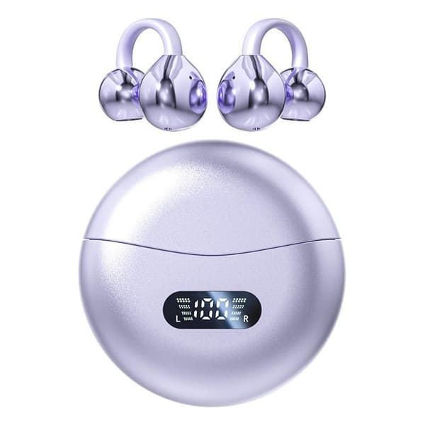 Öronklämma typ benledning öppet öra Bluetooth-headset Purple