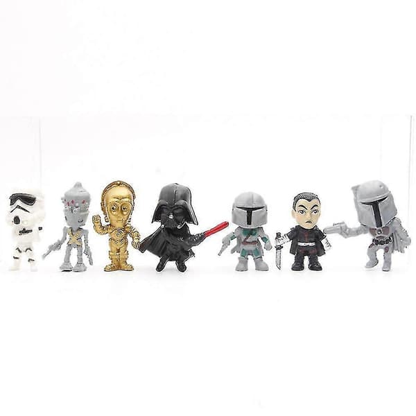 14 st/set Star Wars Darth Vader Master Yoda Figur Leksak För Barn Presenter - JXLGV