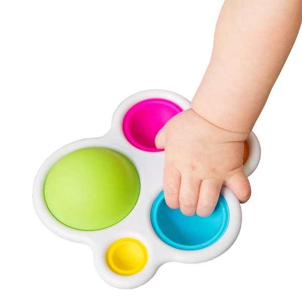 2-pakning - Enkle Dimple Pop It Fidgetleker - Leke
