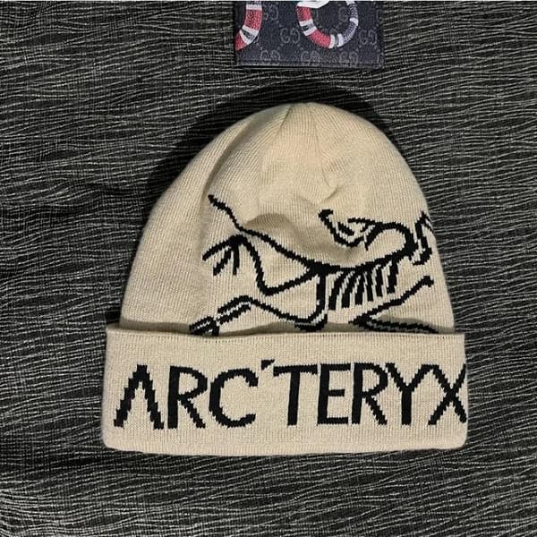 Arc'teryx Bird Word Toque khaki Void Ullmösse Hatt Unisex Varm Vinter khaki