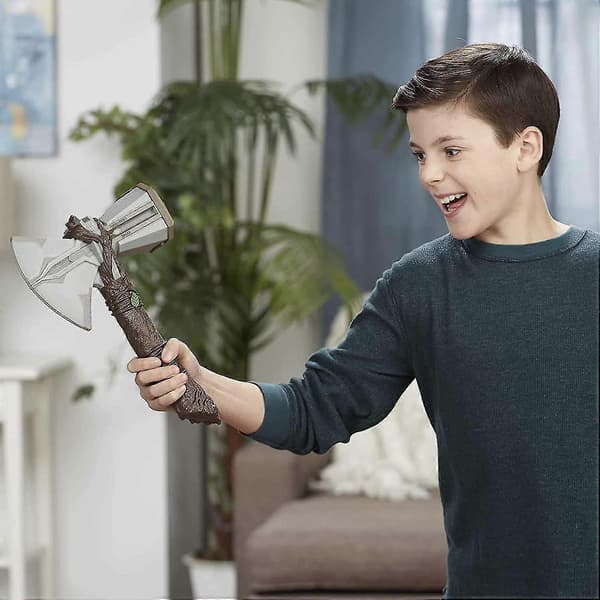 Marvel Studios Thor: Love And Thunder Marvels Stormbreaker Elektronisk Øks Rollespill Leke Med Lydeffekter For Barn Fra 5 År Og Oppover