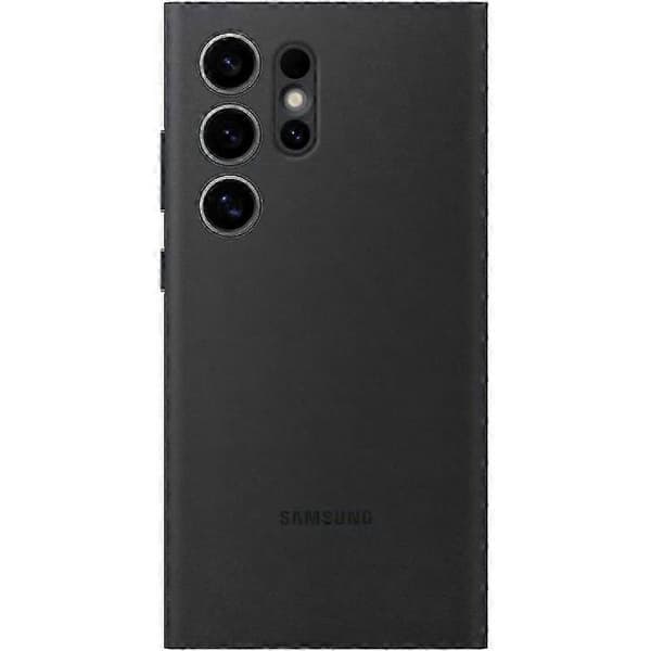Kompatibelt Galaxy S24 Ultra Smart View Pung Etui - Sort