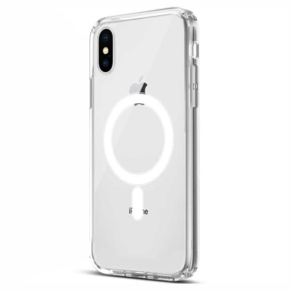 iPhone XS Transparent Magsafe-mobilskall - Kompatibelt med iPhone transparent